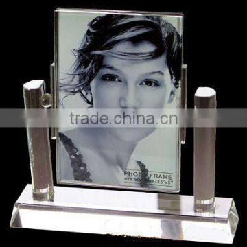 Crystal Cube with 3D Laser Engraving photo frame