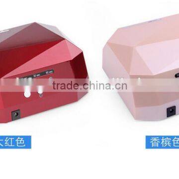 36W LED CCFL Nail Polish Timer Dryer Diamond Shape Curing Machine UV Lamp photo-5