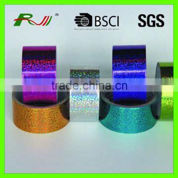 Pressure sensitive hologram tape for masking