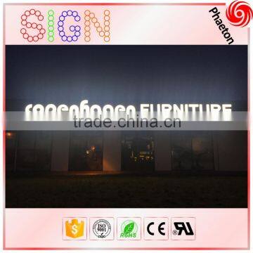 High bright outdoor waterproof acrylic frontlit led letter sign