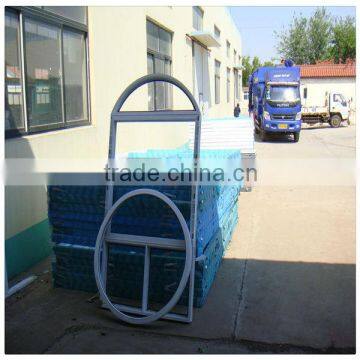 Arc PVC Window With Grill Design/pvc Arch Window/pvc Round Window photo-4