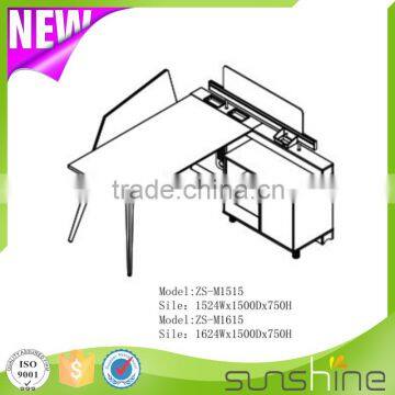 Top Quality Office Furniture 1 Person Screen Staff Workstation ZS-B1515 photo-3