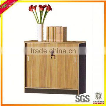 Knock down sliding door filing cabinet,wooden file cabinet