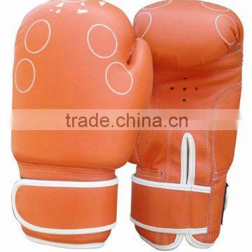 Orange boxing gloves