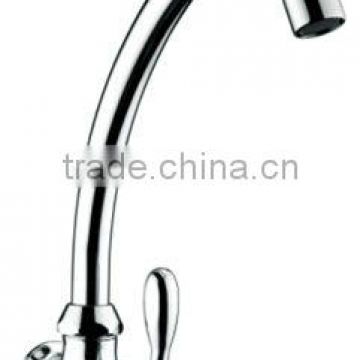 Factory Supplier, Single cold long neck kitchen sink faucet mixer tap, Single Cold Brass Faucet, single cold tap faucet, mixer