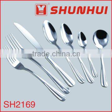 Stainless steel restaurant cutlery set