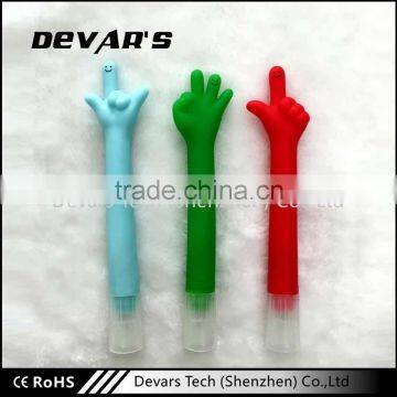 Top level specification promotional finger style cartoon plastic ballpoint pen                        
                                                                                Supplier's Choice