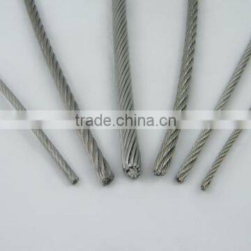 Carbon steel/stainless steel cable wire rope