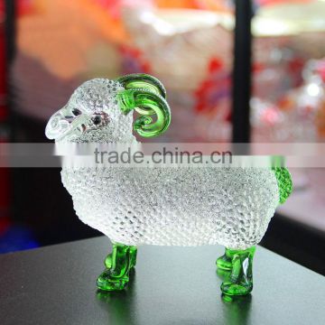 High quality crystal sheep model decoration