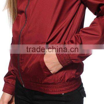 lightweight red lined women windbreaker jacket for women clothing