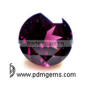 Rhodolite Garnet Round Cut Faceted Semi Precious Gemstone From Jaipur