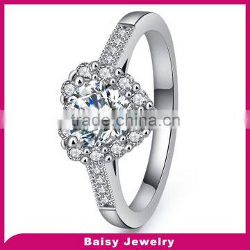 wholesale Fashion Jewelry diamond girl ring silver 925