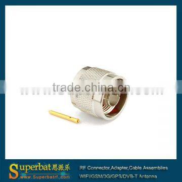 n type male connector Solder for Semi rigid.086" Cable