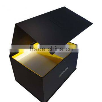 New Custom luxury wholesale rigid gift box/rigid cardboard printed packaging /rigid boxes