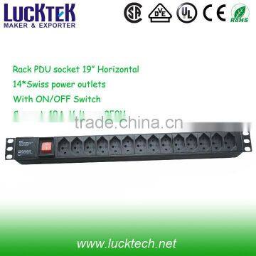 cabinet pdu socket 19" Swiss type