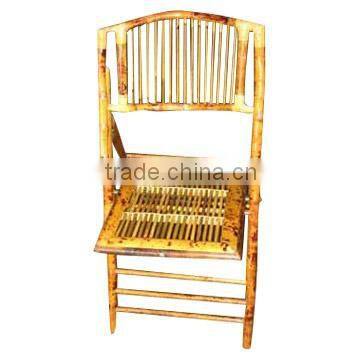 Natural Leisure Garden Bamboo Folding Chair