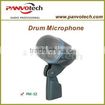 Panvotech PM-52 wired microphone / dynamic wired microphone/ drum microphone