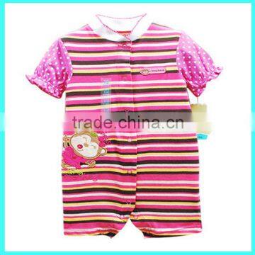 2016 Summer soft baby cotton romper summer kids romper new design baby romper