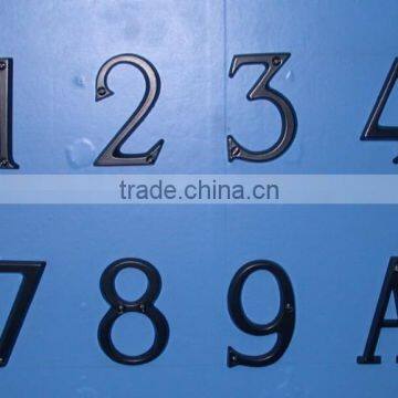 Zinc alloy apartment door number