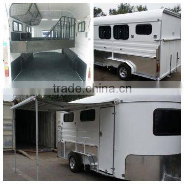 3 Horse Trailer Horse Float with awning