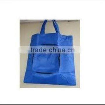 Fashion Blue Color Non Woven Fold Able Bags