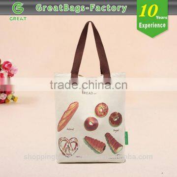 Promotional Logo Bread Shop Custom Cotton Bag