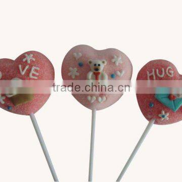 Heart Shape Marshmallow Lollipop