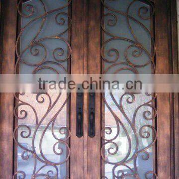 Classical Arch Wought Iron Door designs shipping container homes for sale