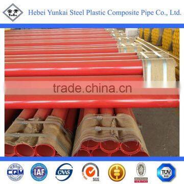 Groove Connection Fire Annihilator Plastic Coated Steel Pipe