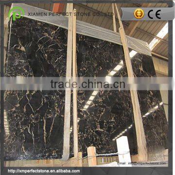 Black Gold Marble Tile For Wall Cladding