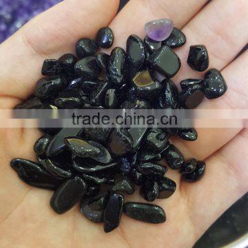 Natural Polished Small Black Tourmaline Rough Stones