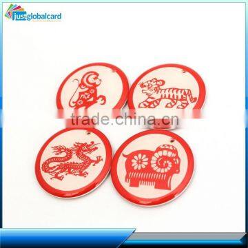 Employee ID Card Design High Quality OEM Non-standard Epoxy id Smart Glue Card