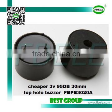 cheaper 3v 95DB 30mm top hole buzzer FBPB3020A