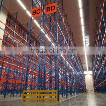 Steel warehouse rack