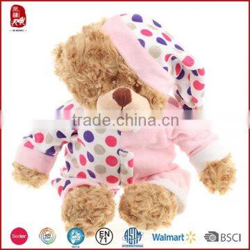 Dressing Teddy Bear Plush Toy Custom Teddy Bear EN71 ASTM