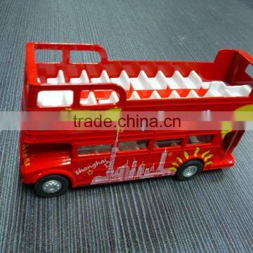 Die cast open top double deck bus