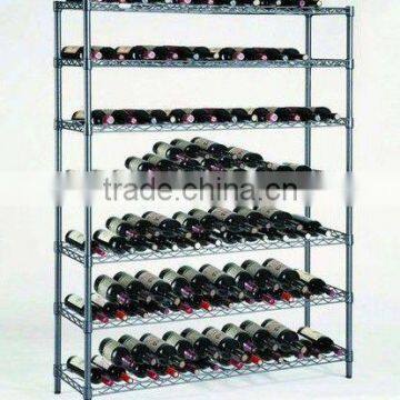 practical metal wine display stand used for shop