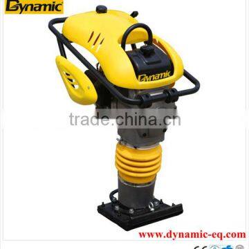 Imported yellow bellow tamping rammer compactor machine with robin gasoline engine