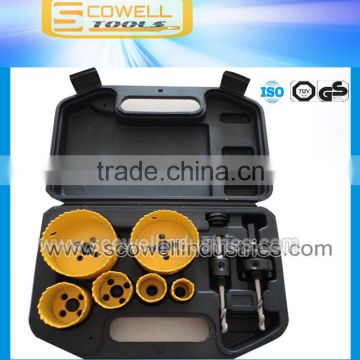 Bi-metal M3 variable teeth hole saw set