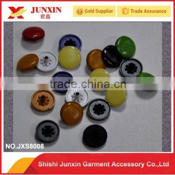 Custom colorful metal coat button
