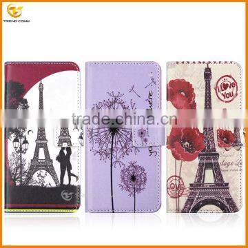 for LG Q10 flip pu+tpu wallet leather case
