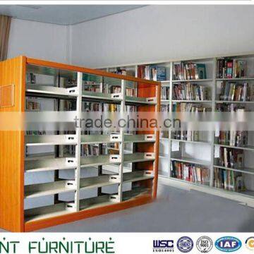 Professional manufacturer school library furniture wooden bookshelf with high quality