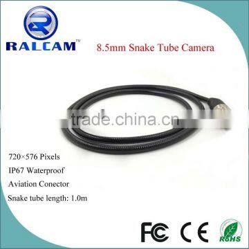 Ralcam 5 pin aviation connector 8.5mm coiler pipe inspection camera for video borescope