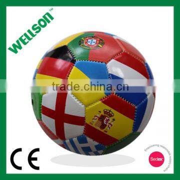 Flag printed soccer ball