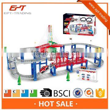 Amazing battery operated racing car track set with music