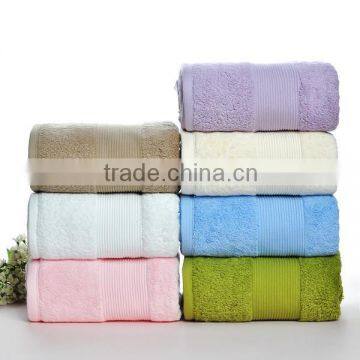 Bamboo dobby bath towel gym towel wholesale