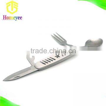 Gift folding fork knife spoon set flatware set