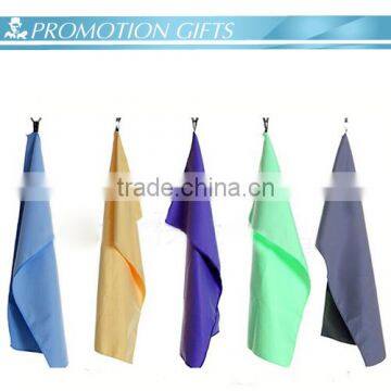 Wholesale promotion custom logo microfiber sport towel