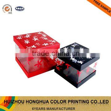 Paper Gift Box with PVC Window Storage Box Cardboard Gift Boxes Wholesale