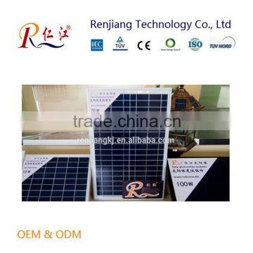 20 Watt Hot Sale Poly Solar Panels 18v Voltage With High Efficiency